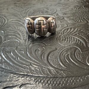 Sterling Silver Cross Ring